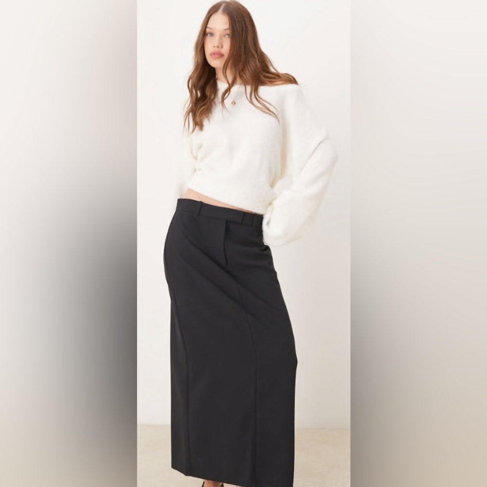 Abercrombie & Fitch Black Maxi Skirt